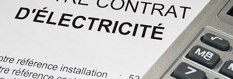 contrat d'électricité
