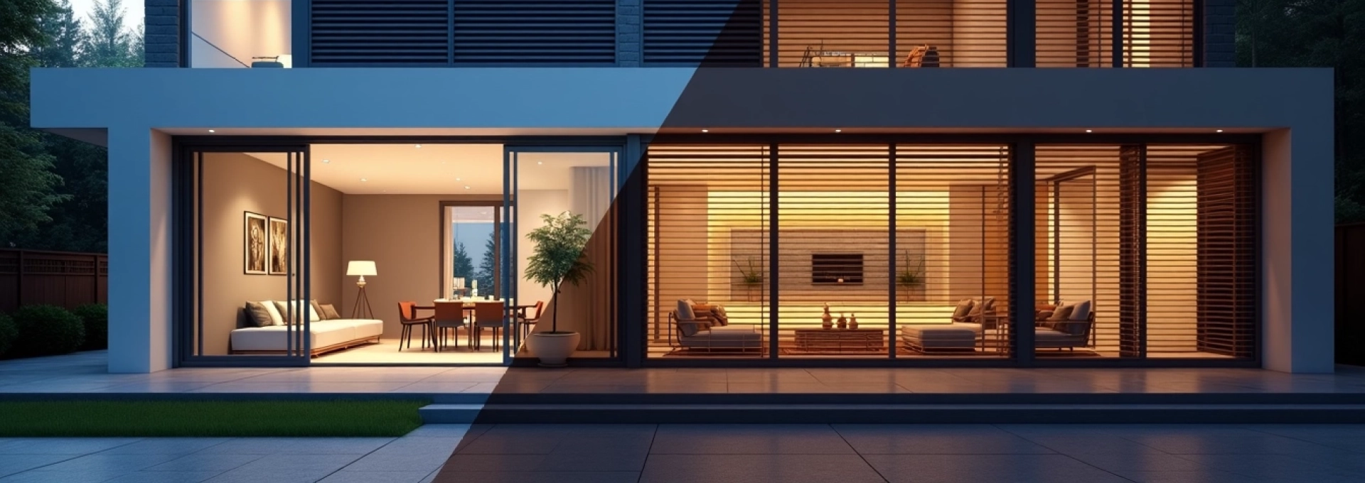 volets aluminium modernes